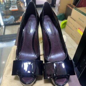 Louis Vuitton Amarante Monogram Dark Red Heels